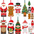 LIUBUJINGYING 32 Sets Cartoon Bookmarks Craft Kits DIY Character Holiday Bookmarks with Santa