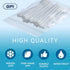 GPI - 3" x 4" - Bulk Case of 1000, 2 Mil Thick Clear Plastic Reclosable Zip Bags, Durable Poly Baggies for Storage