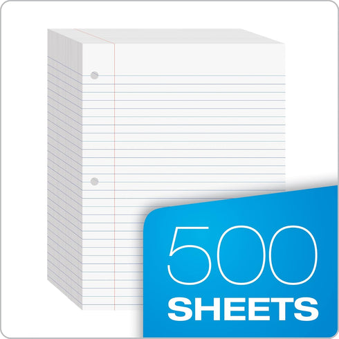 Oxford Filler Paper - 8 x 10-1/2 Inch Wide Ruled, 500 sheets, Loose Leaf Notebook Paper