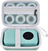 TUGUAI Label Maker Case, Compatible with Phomemo D30, NiiMbot D11, Hard Carrying Container for Tape Roll
