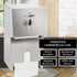 Desyeryamimi Commercial Toilet Paper Tissue Dispenser Dual Rolls Toilet Paper Holder with Lock,Heavy Duty Stainless
