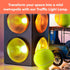Kicko Traffic Light Prop, 12.25 Inch - Novelty Traffic Light Lamp for Kids, Plug-in Blinking Bedside Lamp