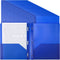Patelai 48 Pcs Heavy Duty Plastic Folders with Pockets, 2 Pocket Folders with 3 Prongs and Fasteners, Blue for Office