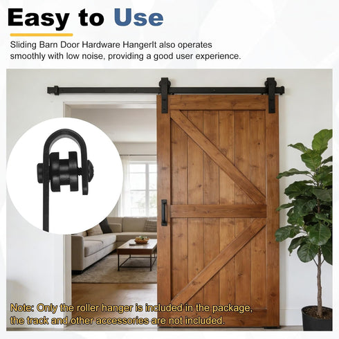 2Pcs (107x25mm, uxcell Sliding Barn Door Hardware Hanger, Mini Sliding Door Hardware for TV Stands Wardrobe Small