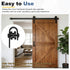 2Pcs (107x25mm, uxcell Sliding Barn Door Hardware Hanger, Mini Sliding Door Hardware for TV Stands Wardrobe Small