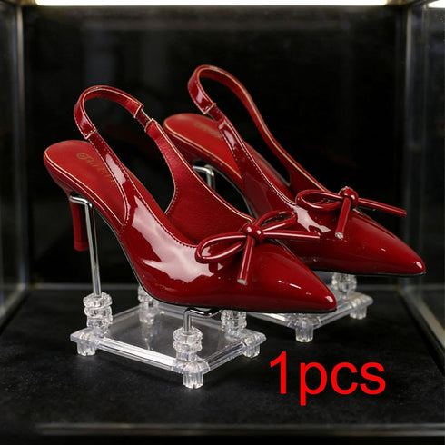 Ioensy Closet Countertop Shoe Display Stand High Heel Display Holder for Shop