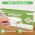 Keppi 100 pcs Food Safe Disposable Gloves | BPA & Latex Free | Great Fit for Cooking | Bulk Food Handling Gloves