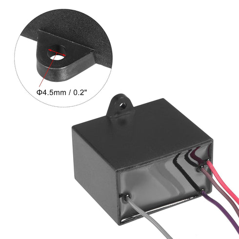 uxcell Ceiling Fan Capacitor CBB61, 5/6.5/6.5uF 350V AC, 4 Wires for Electric Fan Pump Motor