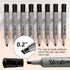 Yocfon Markers,128 Pack, Permanent Crown Whiteboard Markers With Chisel Tip, Waterproof Markers, Works On Plastic