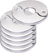 Floor and Ceiling Plate Cover Split Flange Replacement Kit, Fits 3/4 Inch IPS Galvanized or 1 Inch Copper Pipe, Chrome