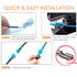 120pcs Male and Female Spade Connectors 24-10 Gauge Nylon Fully Insulated Wire Quick Disconnect Electrical Terminals
