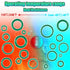 595 Pcs Air Conditioning O Ring Kit, 36 Size Seal Rubber O-Rings Assortment for Automotive A/C Plumbing Repair