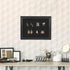 Bulletin Board with Felt, Black Wood Framed Display for Walls with Pins, Eye Bolts, and Screws for Office Decor