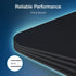 Senetem XXL Large Mouse Pad, Extended Thin Gaming Mousepad, Non-Slip Rubber Base Keyboard Mat, Big Black Computer Desk
