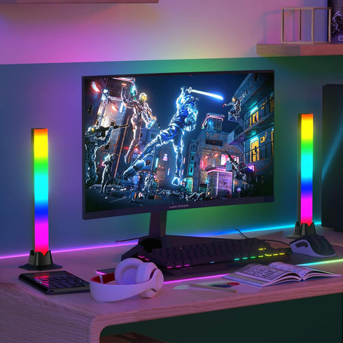 MIHEAL LED Light Bar RGB Lamp,Smart Lighting Tower Starter Kit with Remote for PC, TV, Gaming Room and Computer Case