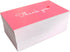 RXBC2011 100 3.5 2 Inch Little Thank You Cards Gold Heart Design Bulk Thank you Notes for All Occasions x cherry pink