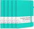 Feela 5 Pack Notebooks Journals Bulk, Hardcover Classic Ruled Journals with Pen Holder for Women, Girls, School Supplies