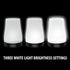 Dimmable 3 256 ENHANCE Portable Table Lamp - Desk Lamp with Brightness Levels with Color Changing Breathing Mode - USB