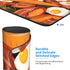Generic Carrot Egg& Bacon Medley Non-Slip Mouse Pad, Polyester Desk Mat for Gaming Office Home