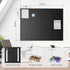 MaxGear Large Cork Board for Wall 47" x 35" Black Bulletin Board with 12 Pack Felt Wall Tiles