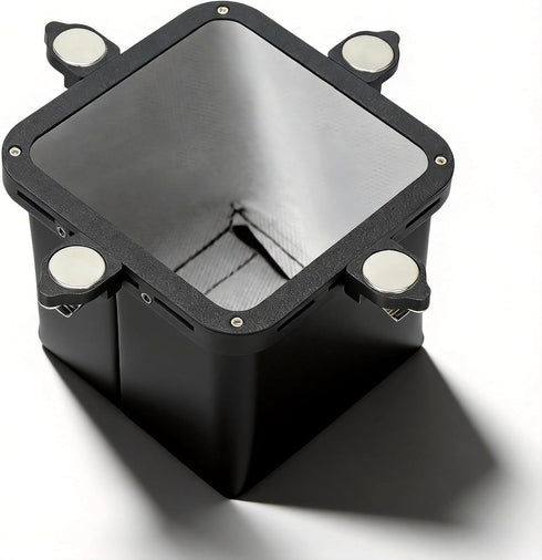 Small Magnetic Metal Shaving Catcher, Adjustable Electrical Dirt Bag with 4 Movable
