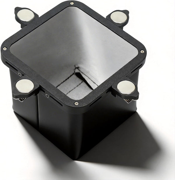 Small Magnetic Metal Shaving Catcher, Adjustable Electrical Dirt Bag with 4 Movable
