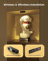 5500mAh 3CCT Dimmable, Spotlights Indoor with Daily Auto Timer, Rechargeable Plant Lights, Wireless Uplighting