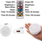 HONWELL Push Light Colored Puck Lights - Remote Controlled Battery Operated RGB Fairy Lights for Closet Cabinet