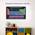 Bigtime Signs Periodic Table with Real Elements - 24x16-Inch Chemistry Chart for Classroom and Study Spaces
