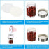 PATIKIL 20mm Aluminum Foil Cap Liner, 150Pcs Resistant Tamper Induction Heat Sealer for Glass Bottle Jar Lid