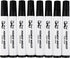 Mr. Pen Thick Black Permanent Markers, 8 Pack with Chisel Tip