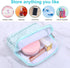Gjinxi 3 PCS Period Bag with Zipper Discreet Tampons Holder Pouch Menstrual Pad Cup Pouches Cotton Panty Liners