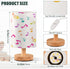 ALAZA Musical Notes Table Lamp for Bedroom USB Port Bedside Lamp Small Nightstand Desk Lamp for Girls Boys Kids Room