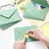 Teling 50 Pcs A7 Envelopes, 5 x 7 Card Envelopes with Gold Embossed Wax Seal for Graduation, Wedding