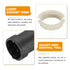 G9 8 95mm PATIKIL Light Socket Rings Kit, Lamp Shade Holder Adapter Plastic Ring Replacement with Removal Tool for Lamp