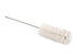 18" 2.6" 3" EISCO Nylon Cleaning Brush with Fan-Shaped End, - Twisted Stainless Steel Wire Handle - Ideal