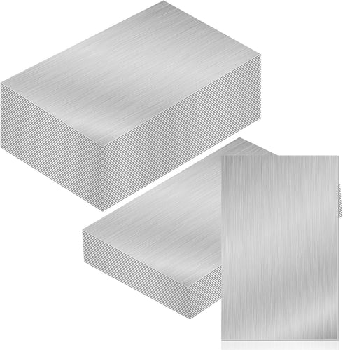 Therwen 80 Pcs 5 x 7 Inch Flashing Aluminum Sheet Roof Flashing