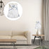 5.9" Kisangel Printed Cloth Lamp Shade, Fabric Floral Lampshade Cover Table Light Cover Replacement for Bedroom Home
