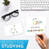 Home Advantage 50 Pack Blank Index Cards, 3x5 Heavy Duty Cardstock Note Cards - Bleed Proof