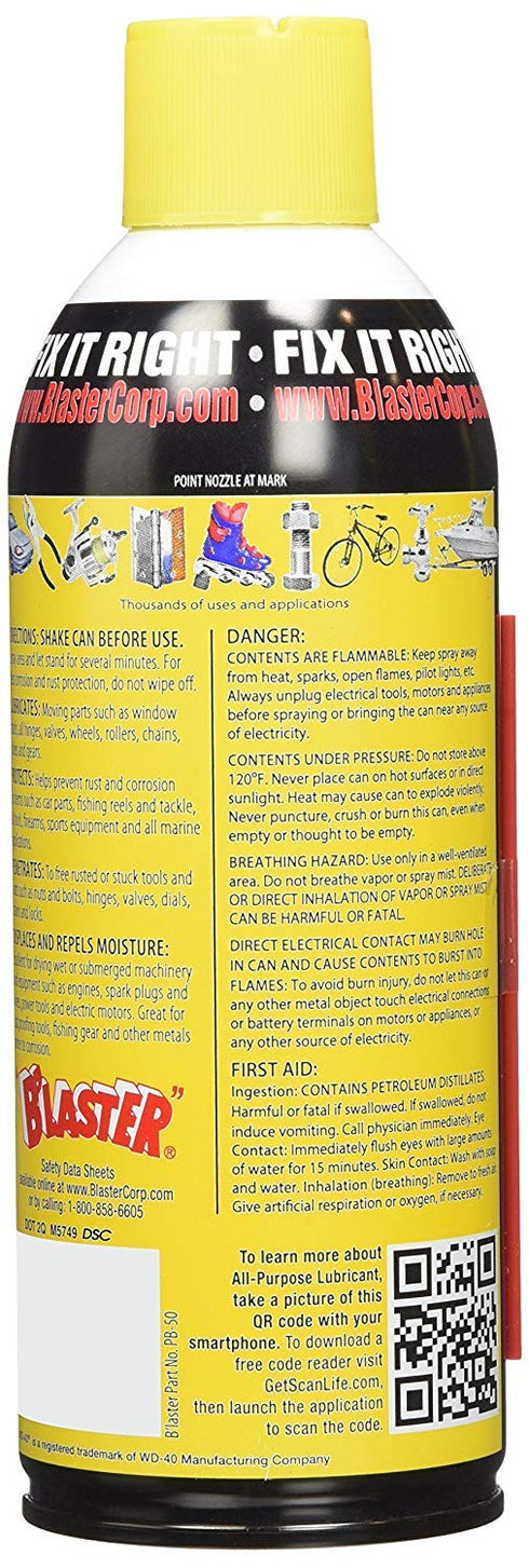 PB-50 2 Pack B'laster Pro-Grade Multi-Purpose Lubricant