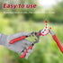 Garden Tool Sharpener 2 Pieces, Blade Sharpener for Knife, Mini Sharpener for Hedge Shears Scissors, Gardening Pruner