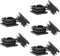 Murtenze 50Pack 1 Inch Square Tube End Caps, Black Plastic Square Plugs Tubing