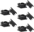 Murtenze 50Pack 1 Inch Square Tube End Caps, Black Plastic Square Plugs Tubing