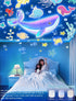 Eigther 21 Sets 360 of Films + Projector Night Light for Kids, Kids Night Light Projector for Bedroom, Ceiling, Star