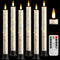 Da by 6 Flameless Window Candles with Remote Control & Timer, Surround
