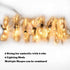 Patio Umbrella Lights, 104 LED String Lights with Remote Control, 8 Lighting Modes, Battery Operated Waterproof Outdoor