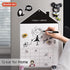 Shuttle Art Dry Erase Markers, 120 Pack Black Whiteboard Markers with 2 Erasers, Chisel Tip for Writing on Whiteboards