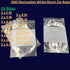 Reclosable Zip Poly Bags, 9x12W, 100 Bags, 2 Mil Clear Plastic with Resealable Lock Seal for Travel, Storage, Shipping