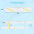 Arms,15 Inches Marine Parallel Ruler with Brass Marine Navigation Ruler for Navigational Plotting Nautical Charts