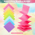 Pop Up Sticky Note Pads with Lined Sticky Notes Self Stick Cute Sticky Notes with Lines Paper Office Supplies Easy to Post and Clean Removal 800 Sheets (Bright Color, 3 x 3 Inch)